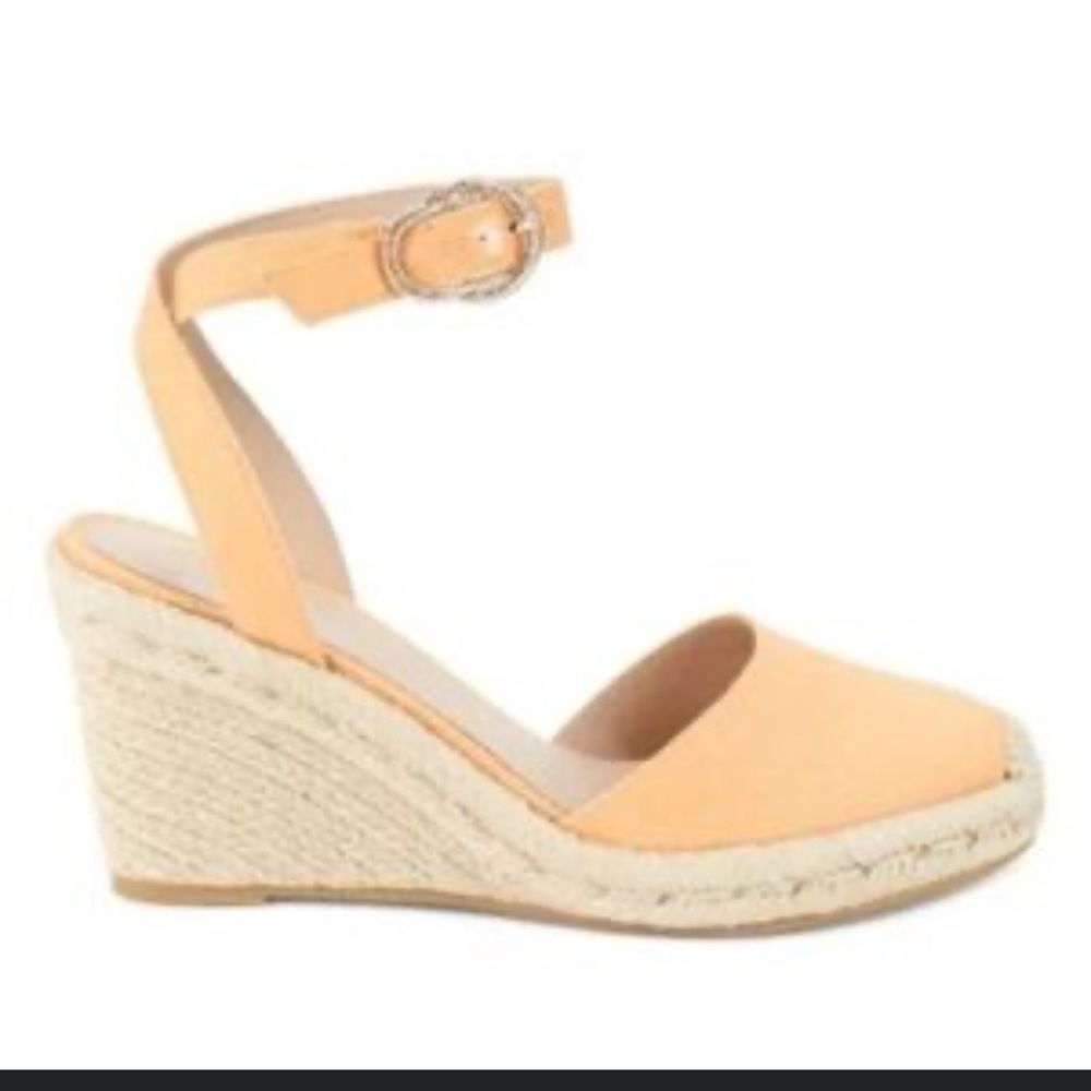 Stuart Weitzman Cream Espadrille Wedges